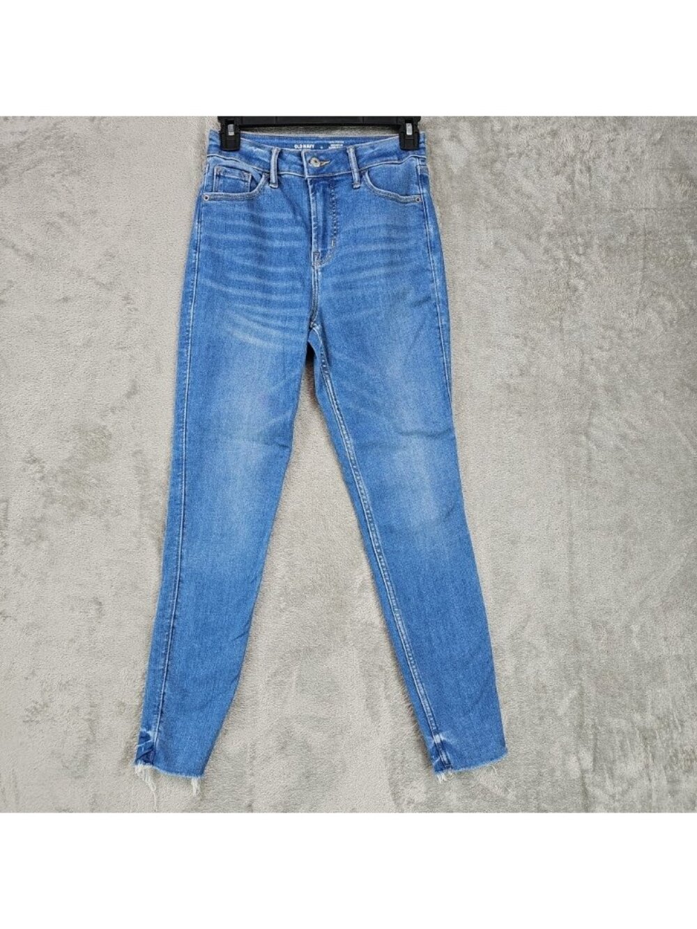 Old Navy Rockstar High-Rise Super Skinny Jeans Womens 0 Blue Med Wash Stretch